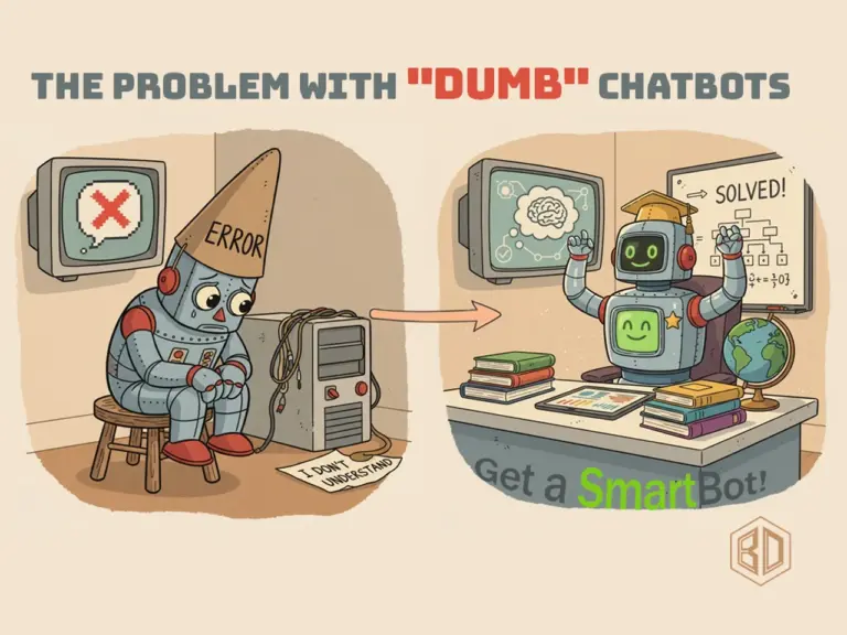 The Problem with "Dumb" Chatbots (And How to Fix It)