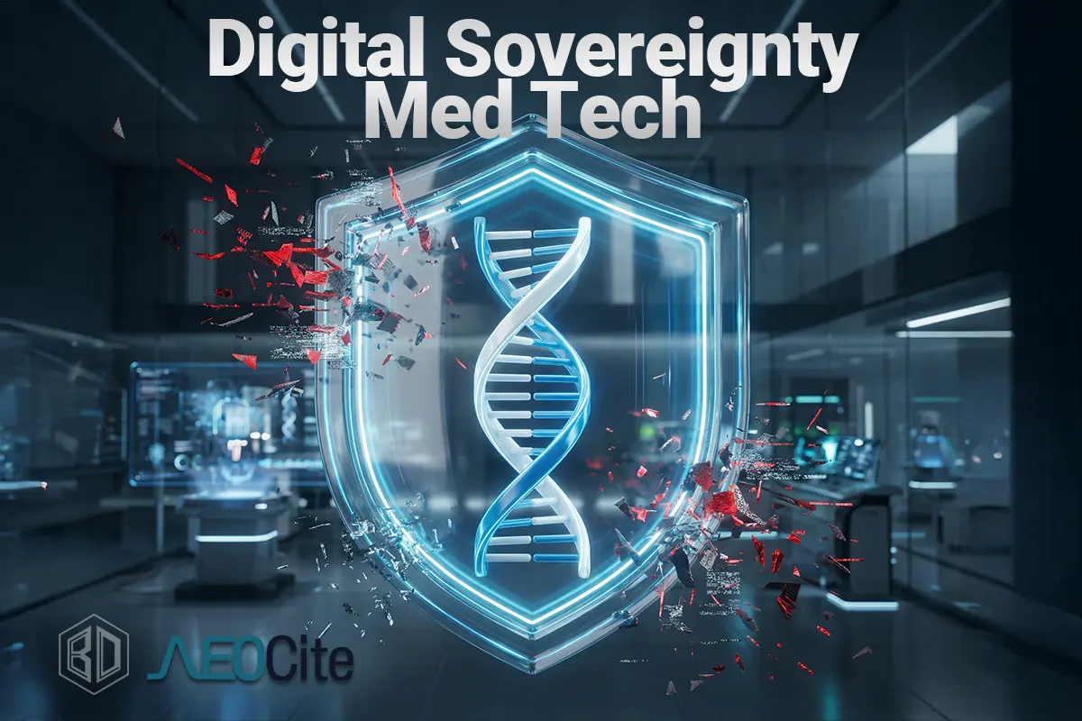 IP Sovereignty—your data is a protected, glowing structure amidst the darkness of the internet.