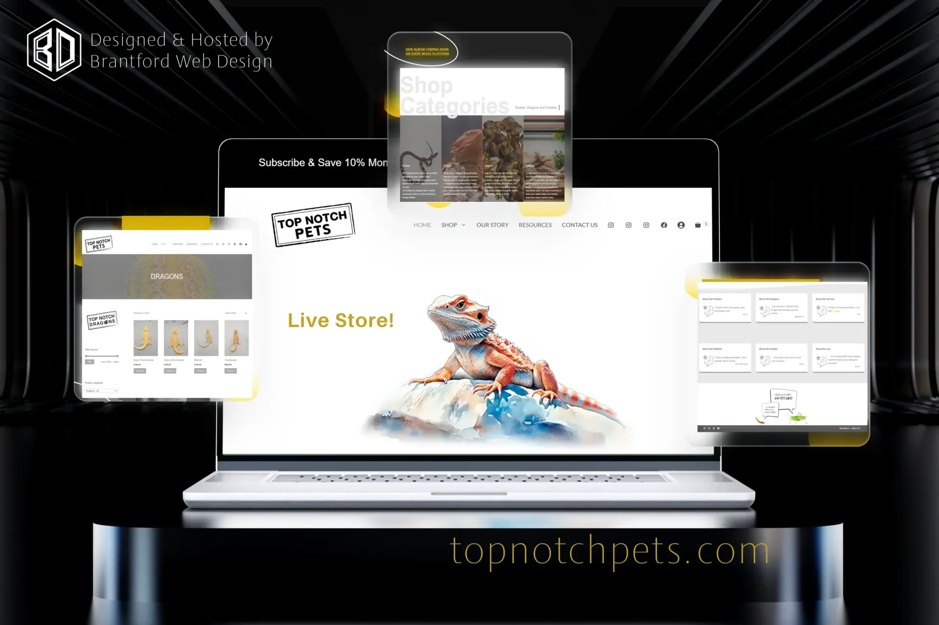 Custom Designed Ecommerce Shop Website Starting at $2400 CAD
