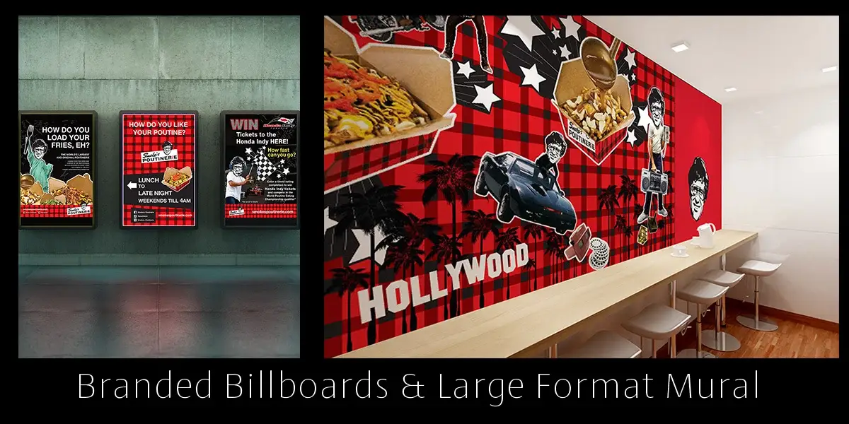 Smokes Poutinerie Promotional Marketing Materials