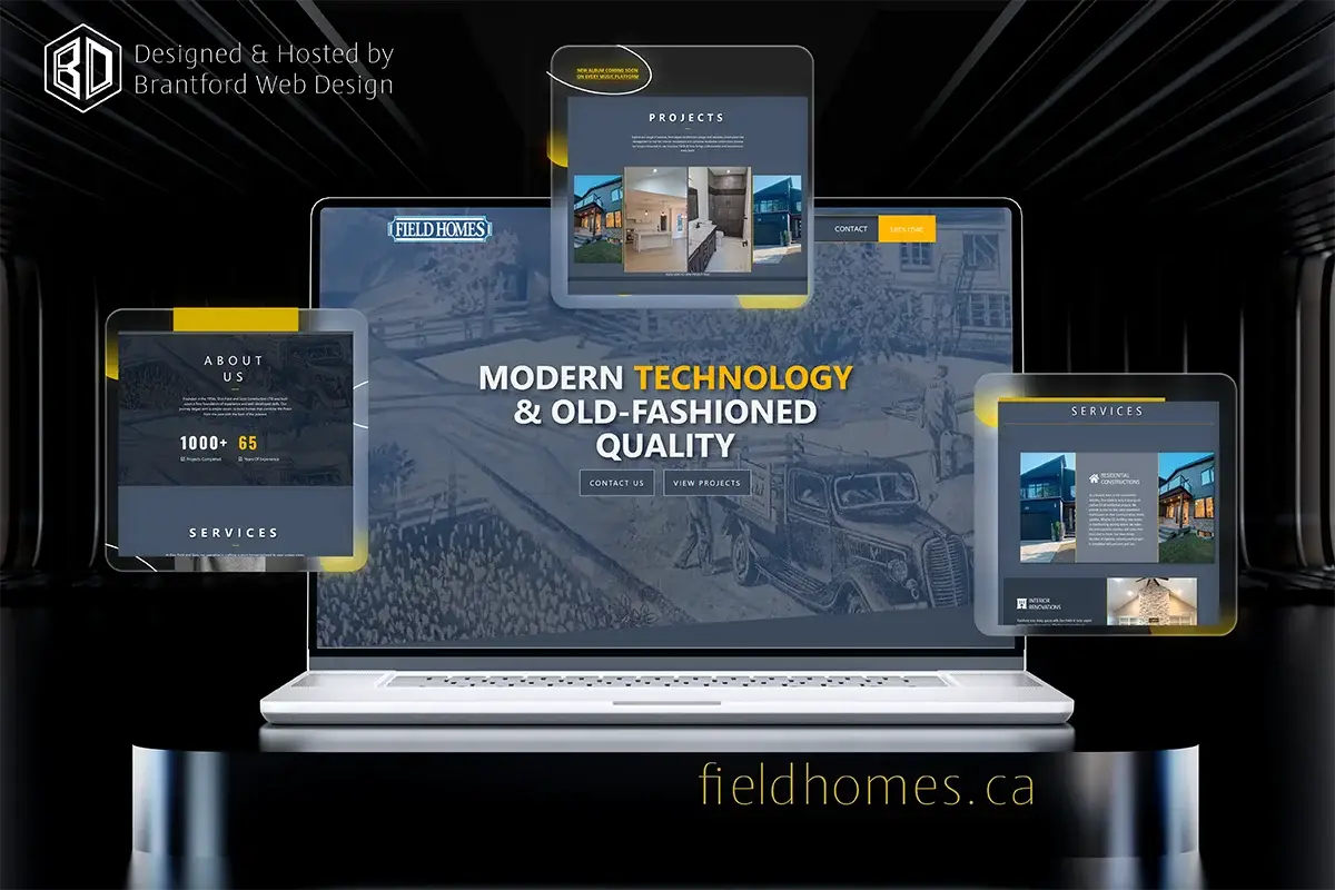 Custom Designed Home Building Services Website Starting at $399 CAD
