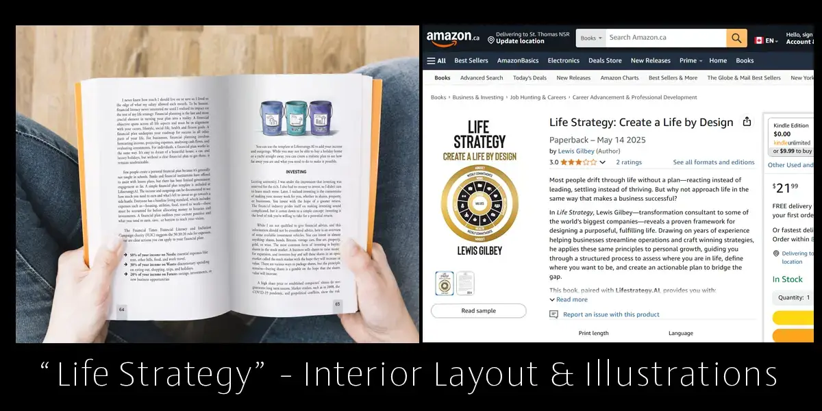“Life Strategy” - Interior Layout & Illustrations