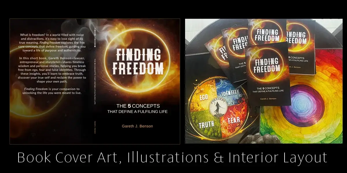 Book Cover Art and Interior Layout Professional Setup
