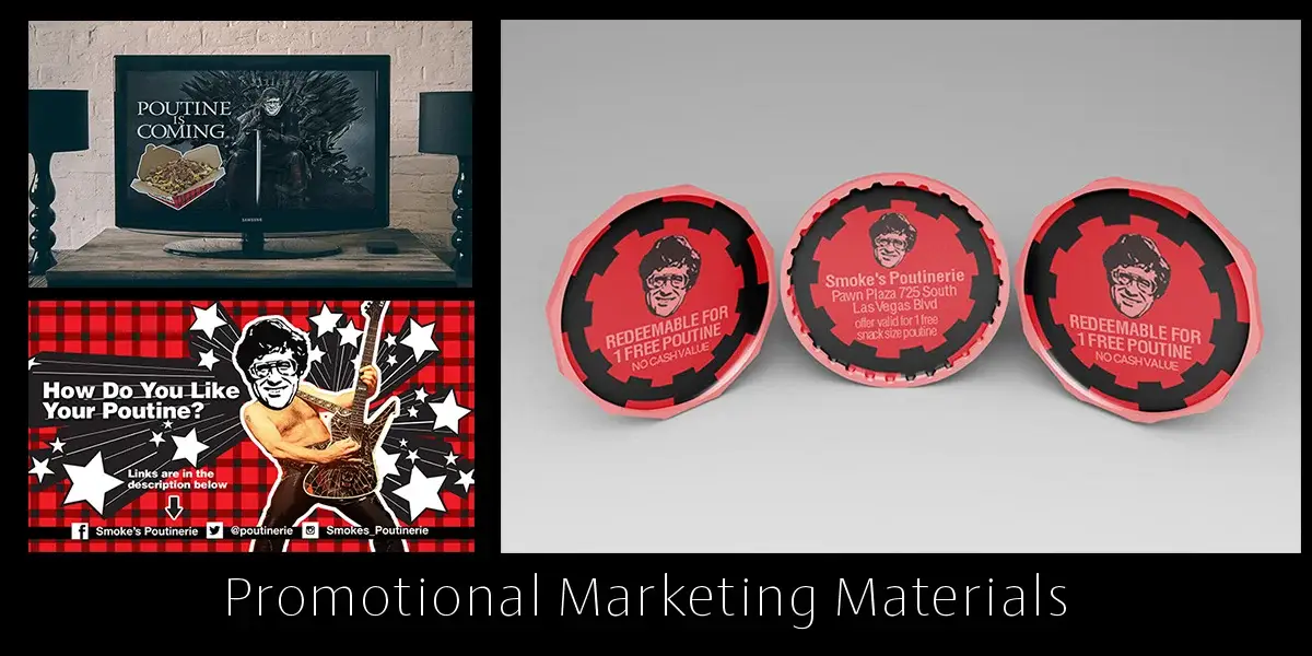 Smokes Poutinerie Branded Banners & Promo Marketing