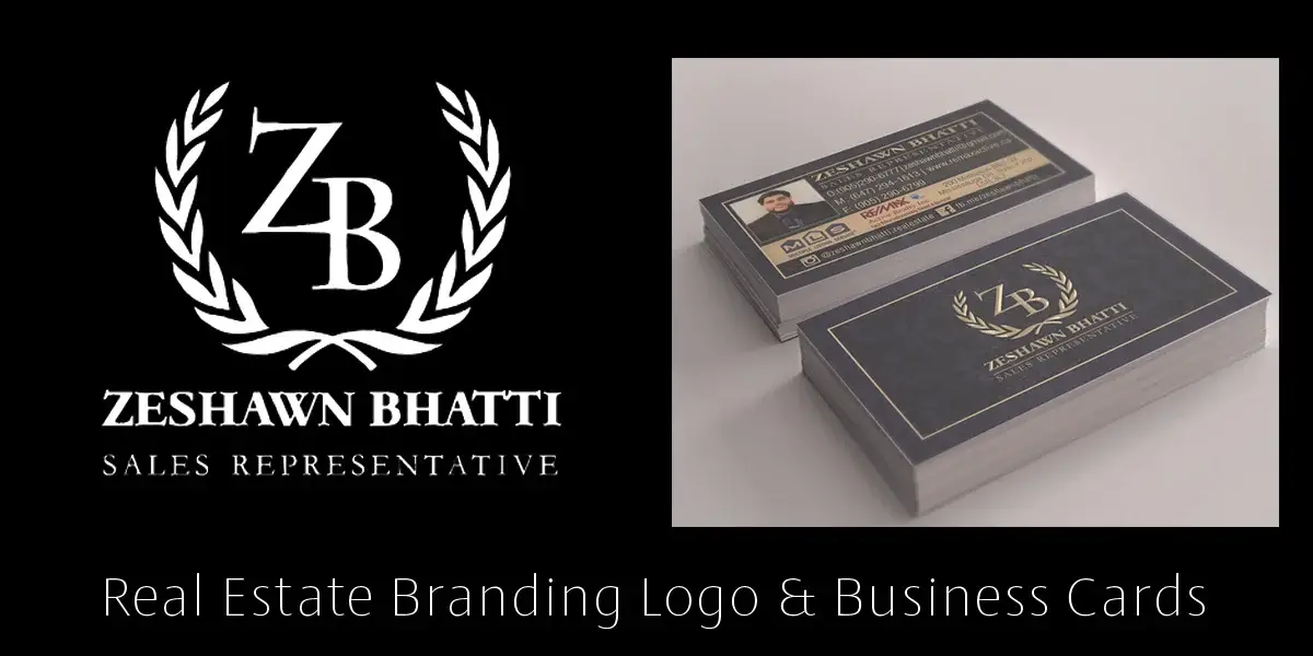 Professional Real Estate Branding Logo & Business Cards