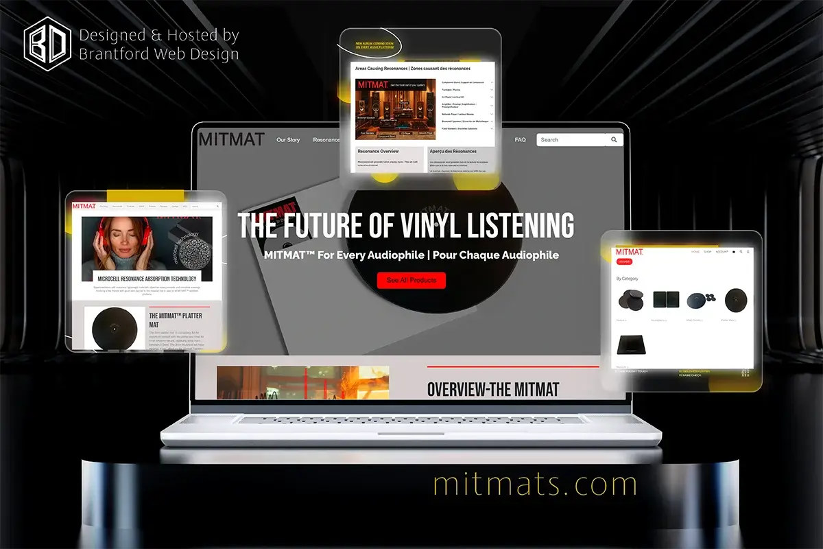 Custom Designed Audio Accessories Website Starting at $399 CAD